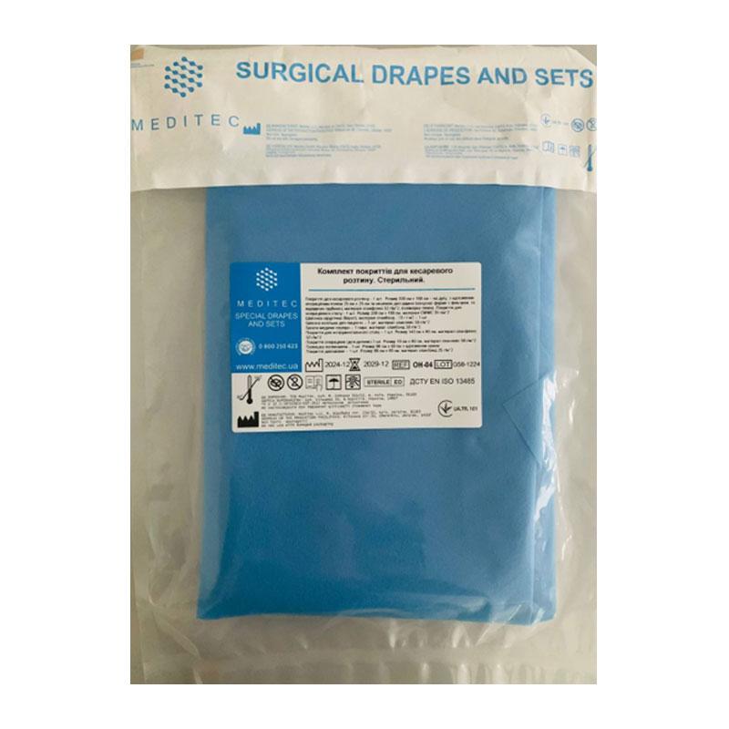 007-731-54 Набір хірургічного одягу та покриттів «Meditec®». Стерильний.